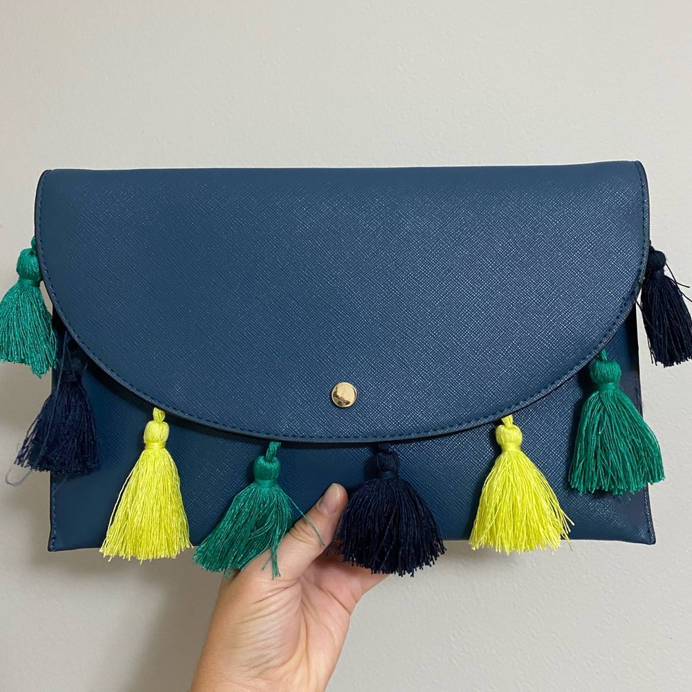 Navy Blue Side Purse